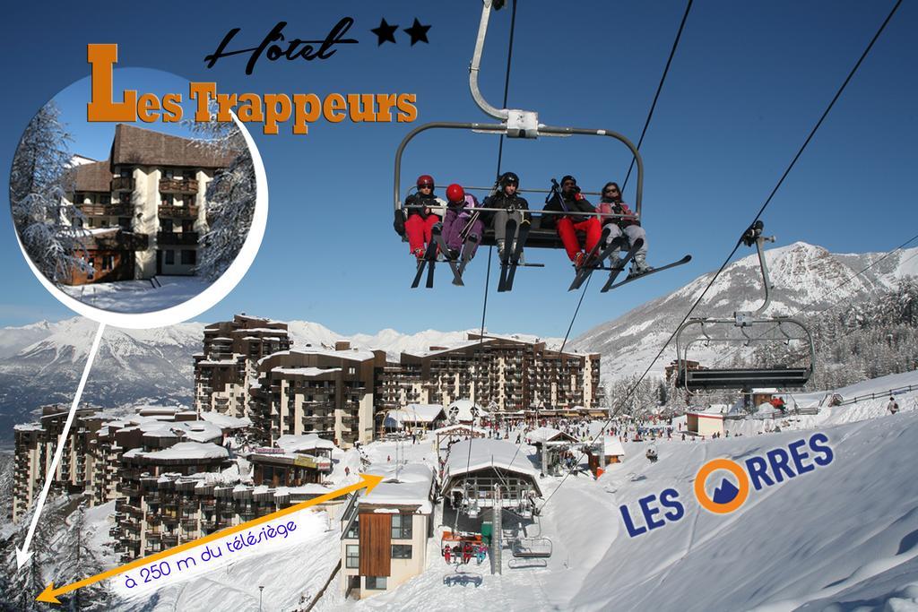 Hotel Les Trappeurs Les Orres Exterior photo